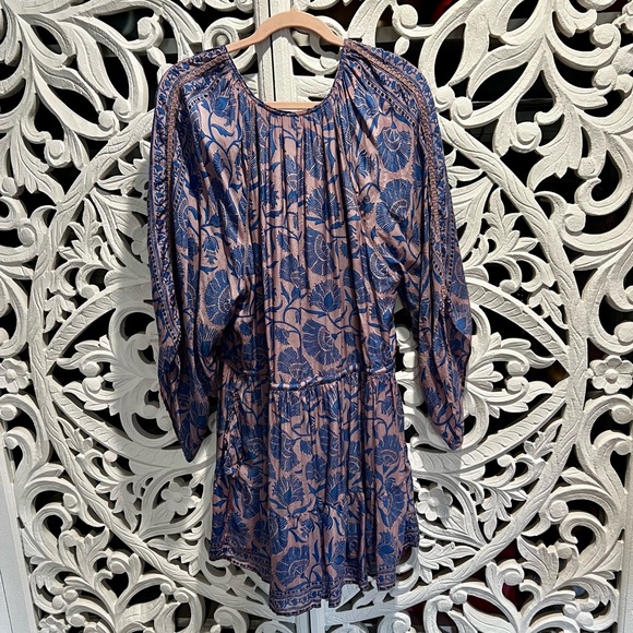 Anthropologie Omika V-Neck Floral Printed Tunic - Picture 5 of 7